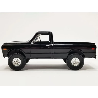 1970 Chevrolet K10 4x4 Pickup Truck Black Limited Edition To 1050 Pieces Worldwide 1/18 Diecast Model Car By ACME 5 1970 Chevrolet K10 4x4 Pickup Truck Black Limited Edition To 1050 Pieces Worldwide 1/18 Diecast Model Car By ACME - Image 3