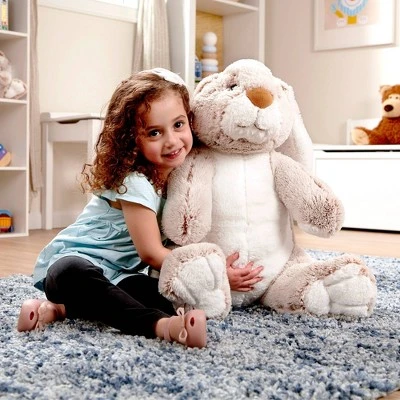 Melissa & Doug Giant Burrow Bunny 21" Stuffed Animal 7 Melissa & Doug Giant Burrow Bunny 21" Stuffed Animal - Image 5