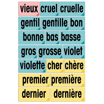 Poster Pals Adjective Attack Card Set, French 4 Poster Pals Adjective Attack Card Set, French - Image 2