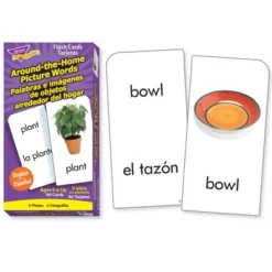 TREND Around-the-Home/Palabras (EN/SP) Skill Drill Flash Cards