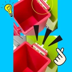 Big Daddy - Green City Sanitation Truck - DUO Trash & Recycling Cans With Lifting & Dumping Action -Toy Store GUEST e07f7a45 ec23 4a07 8f37 6ba4da23298b