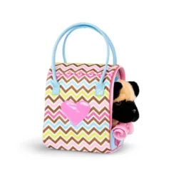 Pucci Pups Zigzag Print Glam Bag With Pug Stuffed Animal 9 Pucci Pups Zigzag Print Glam Bag With Pug Stuffed Animal -Toy Store GUEST e091c0e5 4a69 464e a523 3f46eeb85f4f