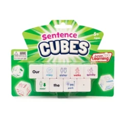 Junior Learning Sentences Cubes, Set Of 9