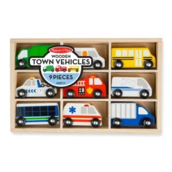 Melissa & Doug Wooden Town Vehicles Set -Toy Store GUEST e117aea6 3eef 46da bffa 9371ce944365