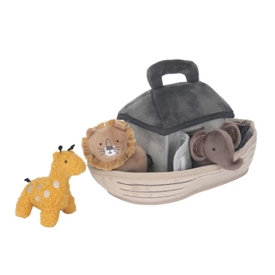 Lambs & Ivy Baby Noah Interactive Plush Boat/Ark With Stuffed Animal Toys 4 Lambs & Ivy Baby Noah Interactive Plush Boat/Ark With Stuffed Animal Toys - Image 2