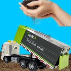 Big Daddy - Green City Sanitation Truck - DUO Trash & Recycling Cans With Lifting & Dumping Action -Toy Store GUEST e87e16fa 3721 4ea7 8c2a 82a025be6afa