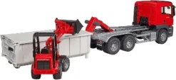 Bruder MAN TGS Truck With Roll-off Container And Schaeffer Loader -Toy Store GUEST ea9a1d79 2684 4f58 a7f8 860608b87741