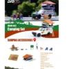 "Car Camping" Diorama Set Of 13 Pieces (Car And Figurines Included) 1/64 Models By Inno Models