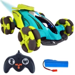 Contixo SC4 RC Car With 360° Rotating, Blue Smoke, One-Key Demonstration, Realistic Sounds & Lights, With 360° Rotating, Blue Smoke