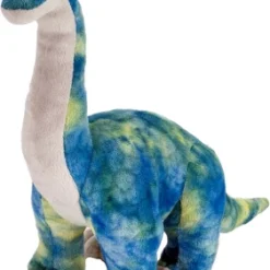 Wild Republic Dinosauria Mini Brachiosaurus Stuffed Animal, 10 Inches
