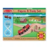 Melissa & Doug Classic Wooden Figure Eight Train Set (22pc)