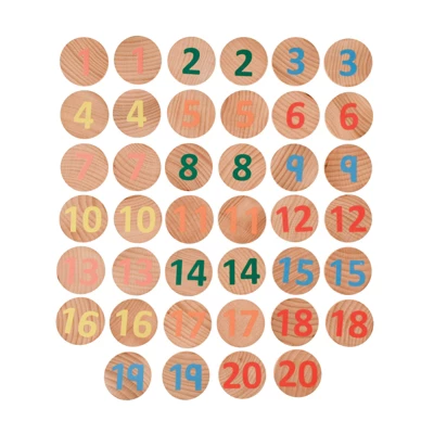 The Freckled Frog Matching Pairs, Numbers 1-20, Set Of 40 3 The Freckled Frog Matching Pairs, Numbers 1-20, Set Of 40