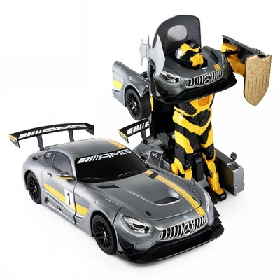 Ready! Set! Play! Link 1:14 RC Mercedes-Benz GT3, Transformer Dancing Robot Car (Red, Gray, Blue, Yellow) 8 Ready! Set! Play! Link 1:14 RC Mercedes-Benz GT3, Transformer Dancing Robot Car (Red, Gray, Blue, Yellow) - Image 6