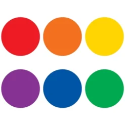Teacher Created Resources Spot On Colorful Circles Carpet Markers, 7"