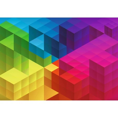 Trefl Coulor Splash: Cubic Gradient Jigsaw Puzzle - 1000pc 4 Trefl Coulor Splash: Cubic Gradient Jigsaw Puzzle - 1000pc - Image 2