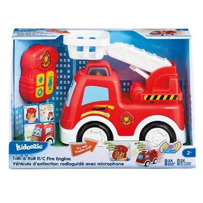 Kidoozie Talk & Roll R/C Fire Engine, Remote Control Toy Vehicle With Lights And Sounds For Toddlers 2 Years And Older 5 Kidoozie Talk & Roll R/C Fire Engine, Remote Control Toy Vehicle With Lights And Sounds For Toddlers 2 Years And Older - Image 3