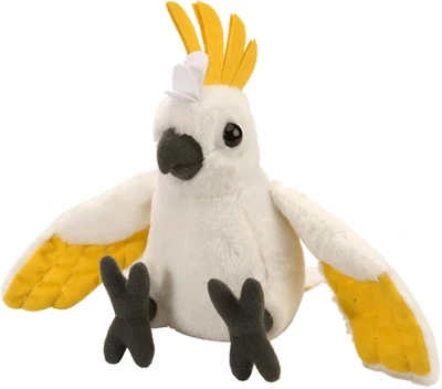 Wild Republic Cuddlekins Mini Sulphur Crested Cockatoo Stuffed Animal, 8 Inches 3 Wild Republic Cuddlekins Mini Sulphur Crested Cockatoo Stuffed Animal, 8 Inches