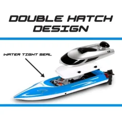 Contixo T2 RC Boat - Remote Control Boat For Pools And Lakes -Fast RC Boats For Adults And Kids (Blue) -Toy Store GUEST f7f3051c c21a 4560 bb68 4d45f583f892