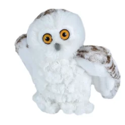 Wild Republic Cuddlekins Mini Snowy Owl Stuffed Animal, 8 Inches