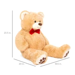 Best Choice Products 38in Giant Soft Plush Teddy Bear Stuffed Animal Toy W/ Bow Tie, Footprints -Toy Store GUEST f998e17f 7408 4668 92c0 83b744fed5f7