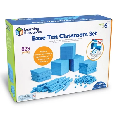Learning Resources Base Ten Classroom Set 4 Learning Resources Base Ten Classroom Set - Image 2
