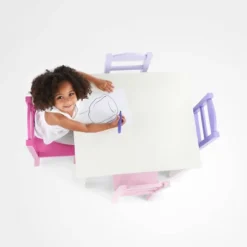 5pc Forever Kids' Wood Table And 4 Chair Set White - Humble Crew 11 5pc Forever Kids' Wood Table And 4 Chair Set White - Humble Crew -Toy Store GUEST fd0b9944 ee8d 4521 bd26 7932b385f5cc