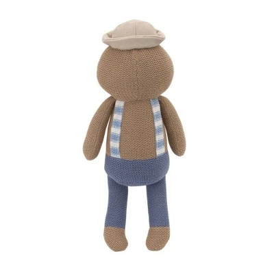 Cuddle Me Scottie The Sloth - Gray And Blue Knit Plush Stuffed Animal 4 Cuddle Me Scottie The Sloth - Gray And Blue Knit Plush Stuffed Animal - Image 2