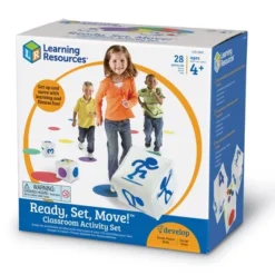 Learning Resources Ready, Set, Move! Classroom Activity Set, 28 Piece Set, Ages 4+ -Toy Store GUEST fea95104 2a18 4f7e bb72 220295a2443d