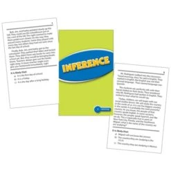 Edupress Reading Comprehension Practice Cards, Inference (RL 3.5-5.0)